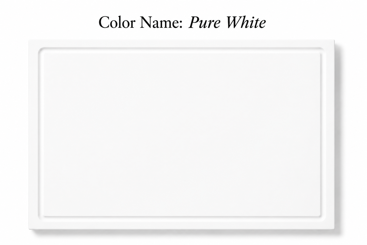 Pure White Large DAWER Cutting Board