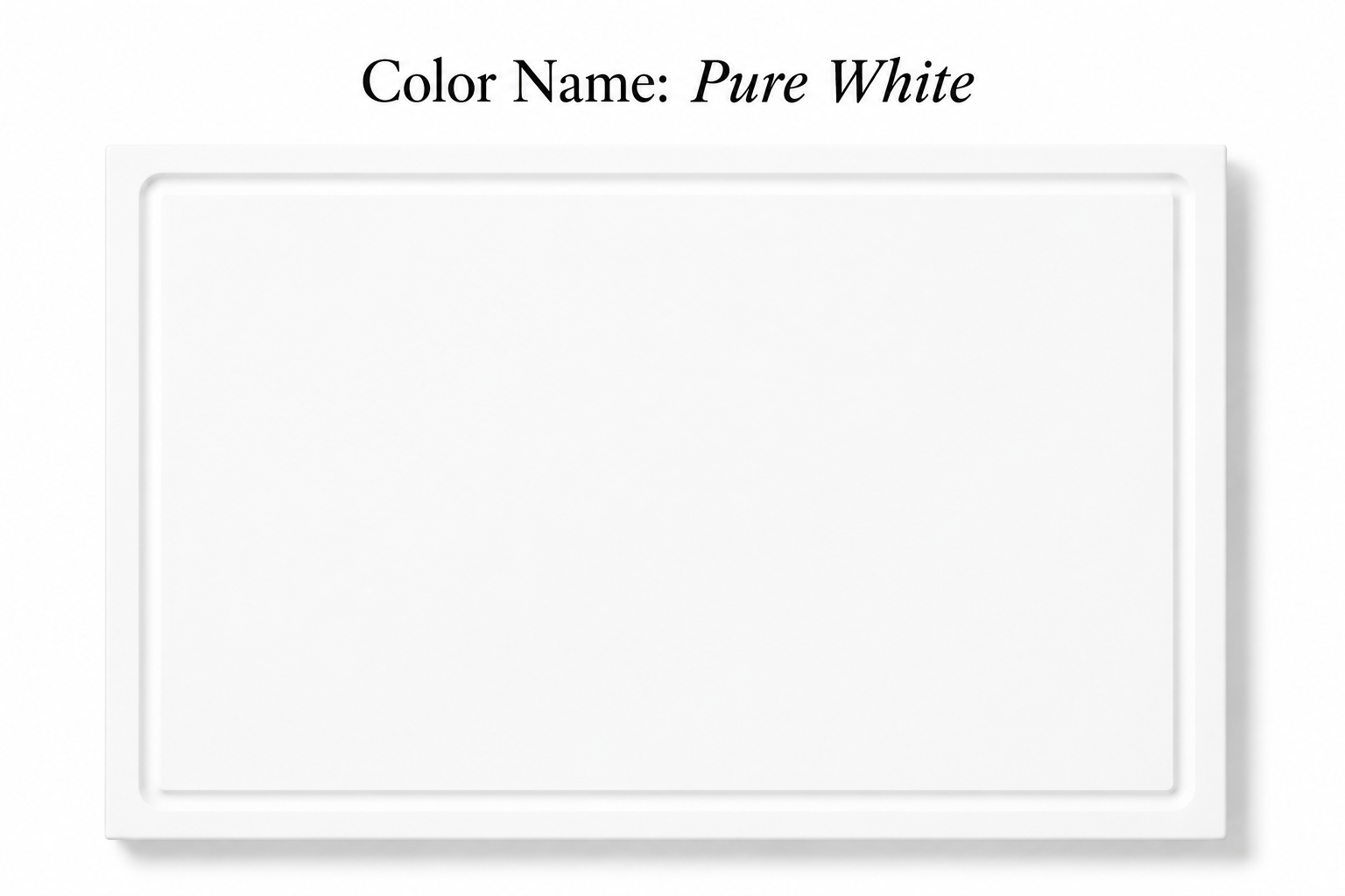 Pure White Large DAWER Cutting Board