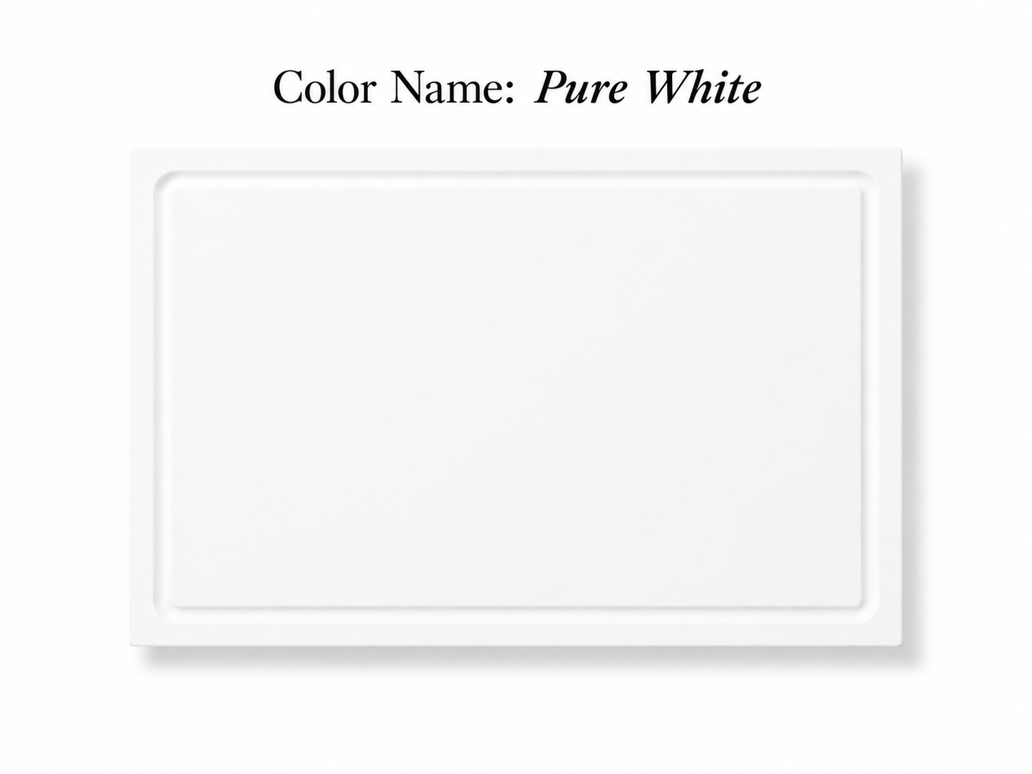 Pure White Medium DAWER Cutting Board