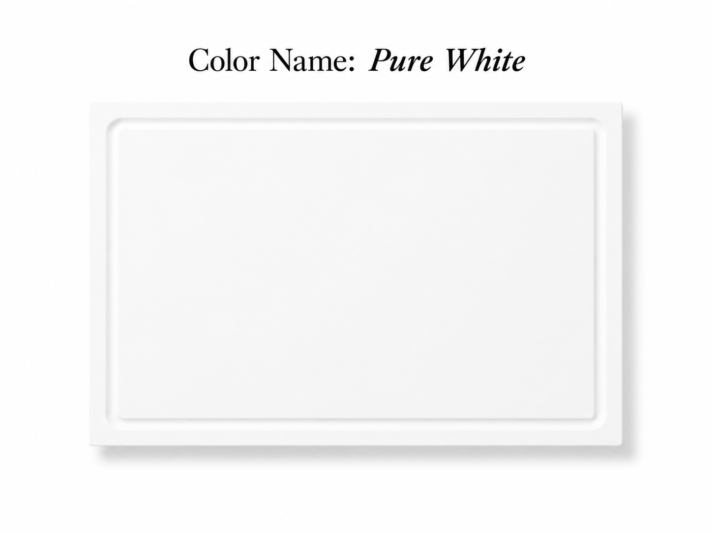 Pure White Medium DAWER Cutting Board