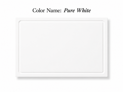 Pure White Medium DAWER Cutting Board