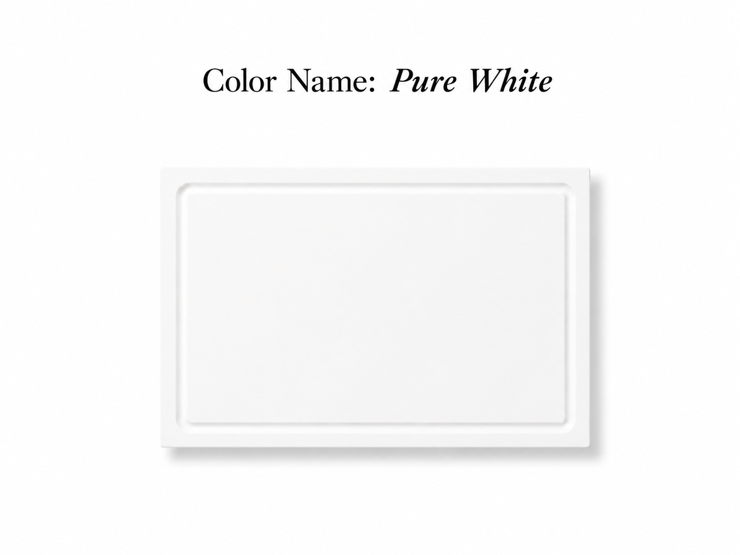 Pure White Small DAWER Cutting Board