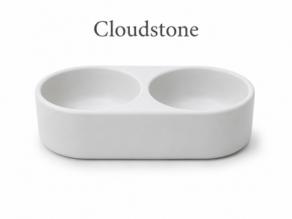 Side View - Cloudstone - Double Bowl
