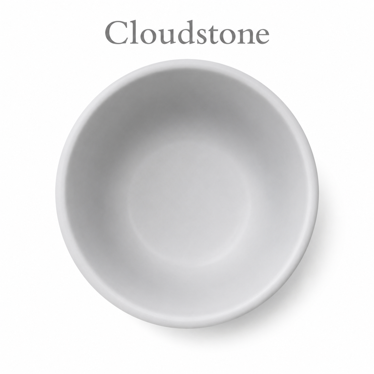 Cloudstone Medium FURever Bowl — bird's-eye view