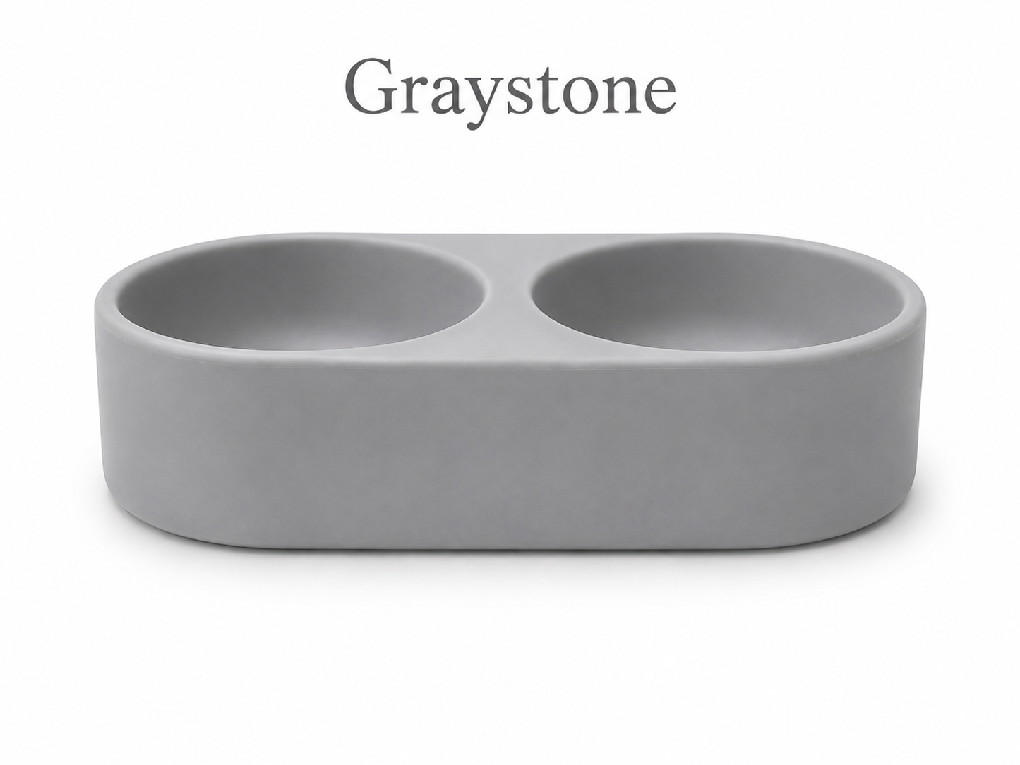 Side View - Graystone - Double Bowl