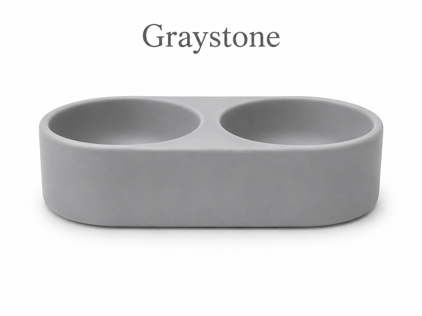 Side View - Graystone - Double Bowl