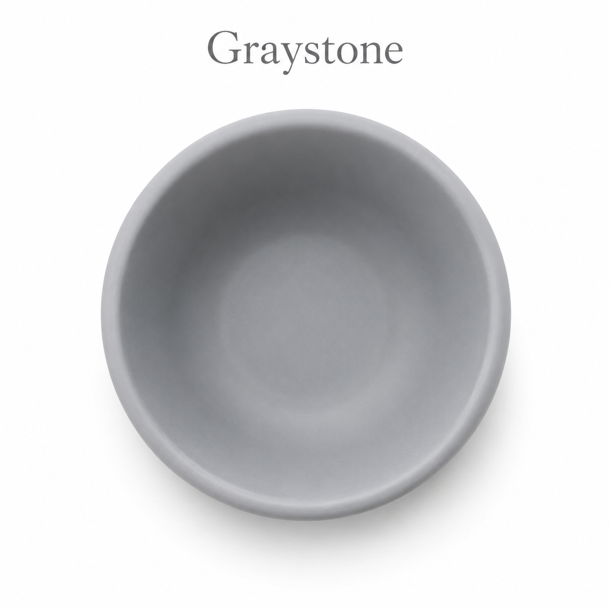 Graystone Medium FURever Bowl — bird's-eye view