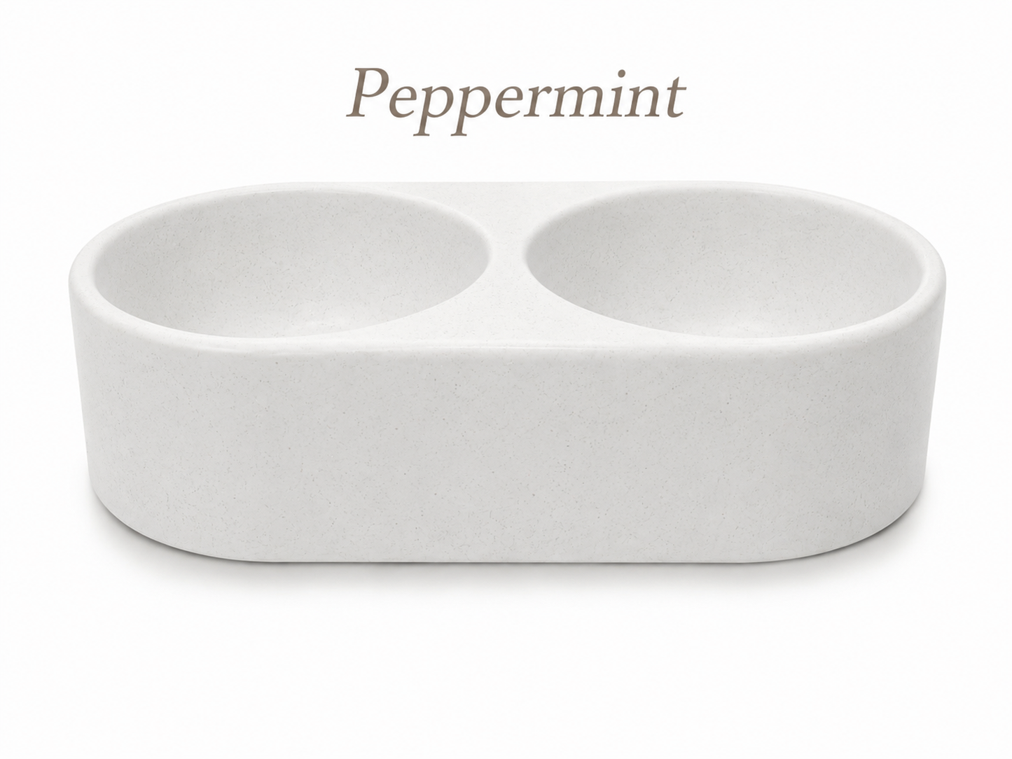 Side View - Peppermint - Double Bowl