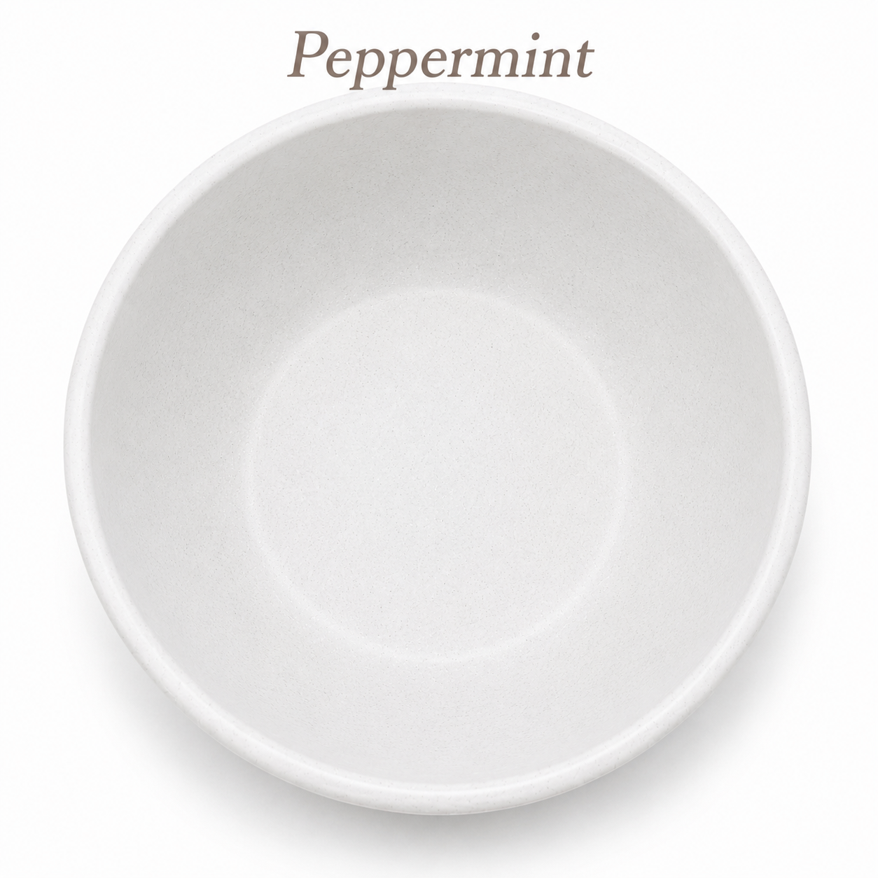 Peppermint Large FURever Bowl — bird's-eye view