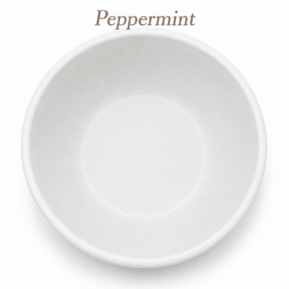 Peppermint Large FURever Bowl — bird's-eye view