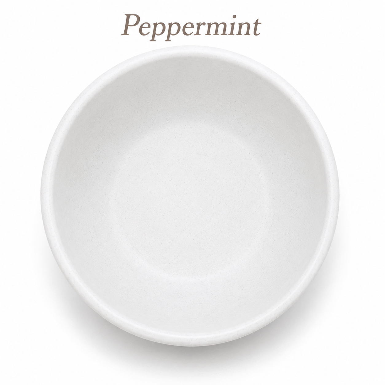 Peppermint Medium FURever Bowl — bird's-eye view