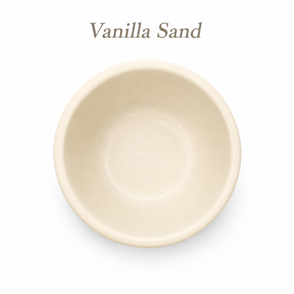 Vanilla Sand Small FURever Bowl — bird's-eye view