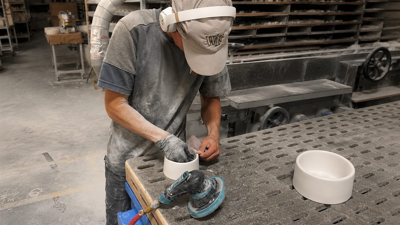 The four FURever Bowl sizes made in Massillon, Ohio